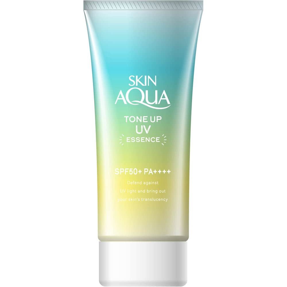 Skin AQUA Tone Up UV Essence Mint Green Sunscreen with SPF 50+ PA ++++ 80g