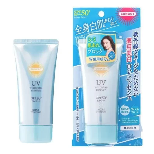 Kose Suncut Whitening Essence SPF 50+ PA+++ Super Waterproof 80g