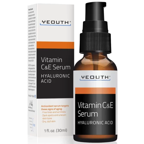 Yeouth Vitamin C & E Serum with Hyaluronic Acid 1 fl oz (30 ml)