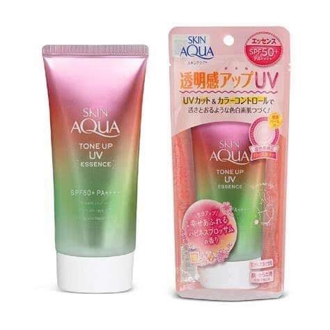 SKIN AQUA Tone Up UV Essence Sunscreen Rose 80g